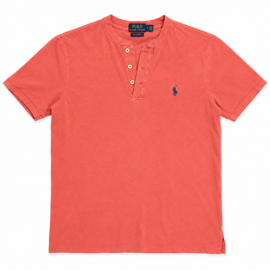 Authentic Ralph Lauren Coral Henley T-Shirt