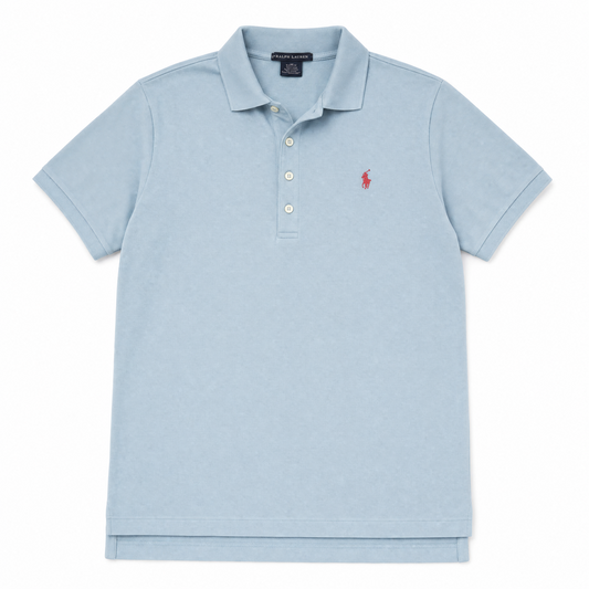 Authentic Ralph Lauren Light Blue Polo Shirt