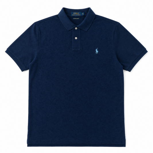 Authentic Ralph Lauren Navy Blue Polo Shirt