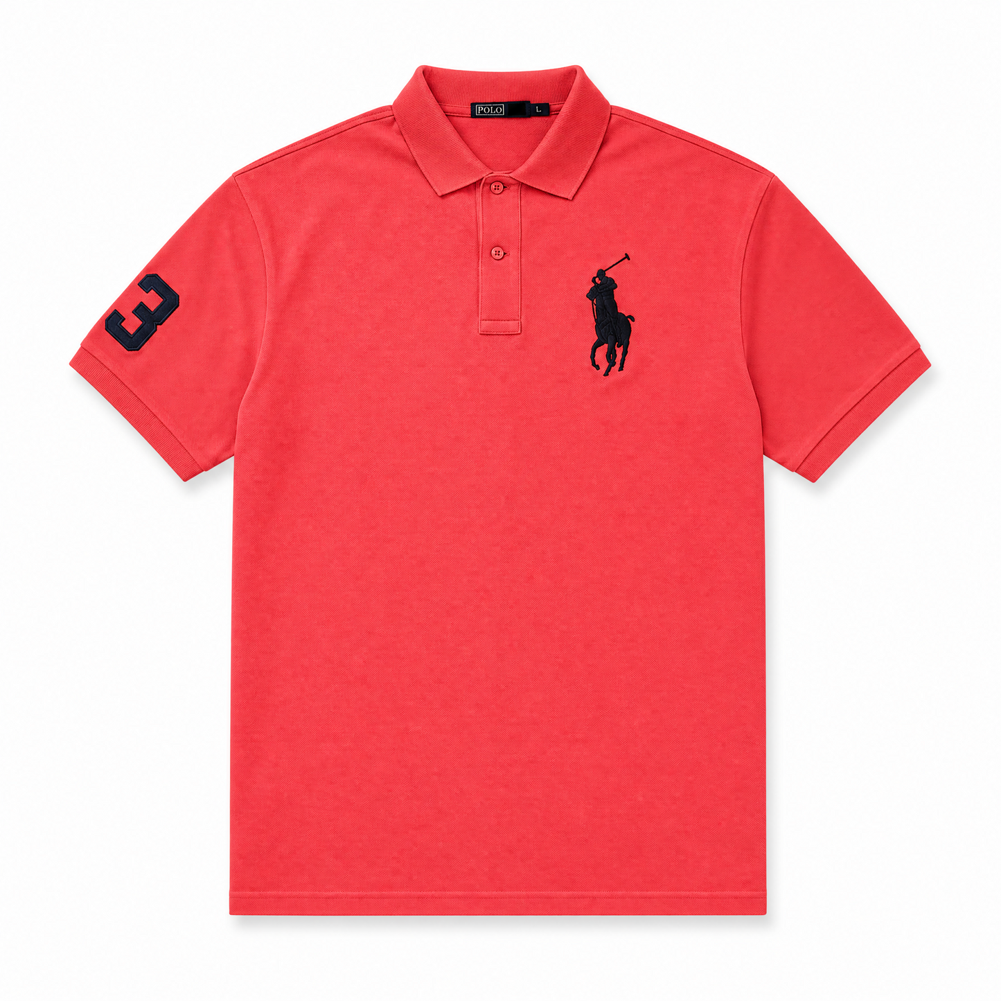 Authentic Ralph Lauren Red Big Pony Polo Shirt